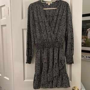 Michael Kors Printed Wrap Dress